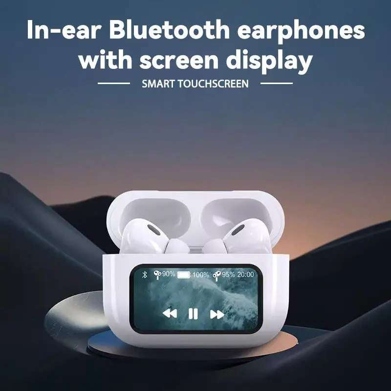 A9 Pro Airpods Anc/enc Touch Screen Wireless Earbuds