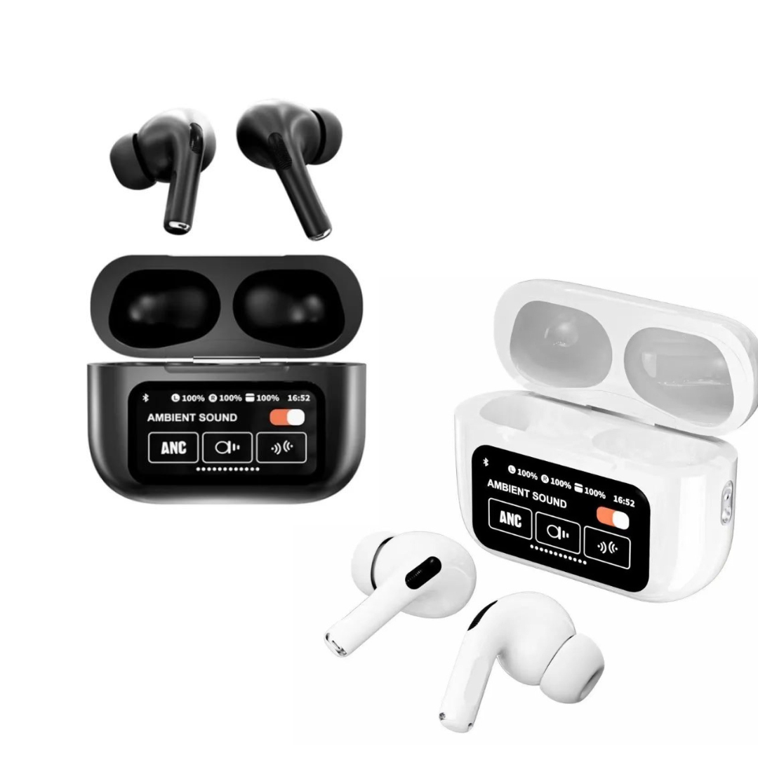 A9 Pro Airpods Anc/enc Touch Screen Wireless Earbuds