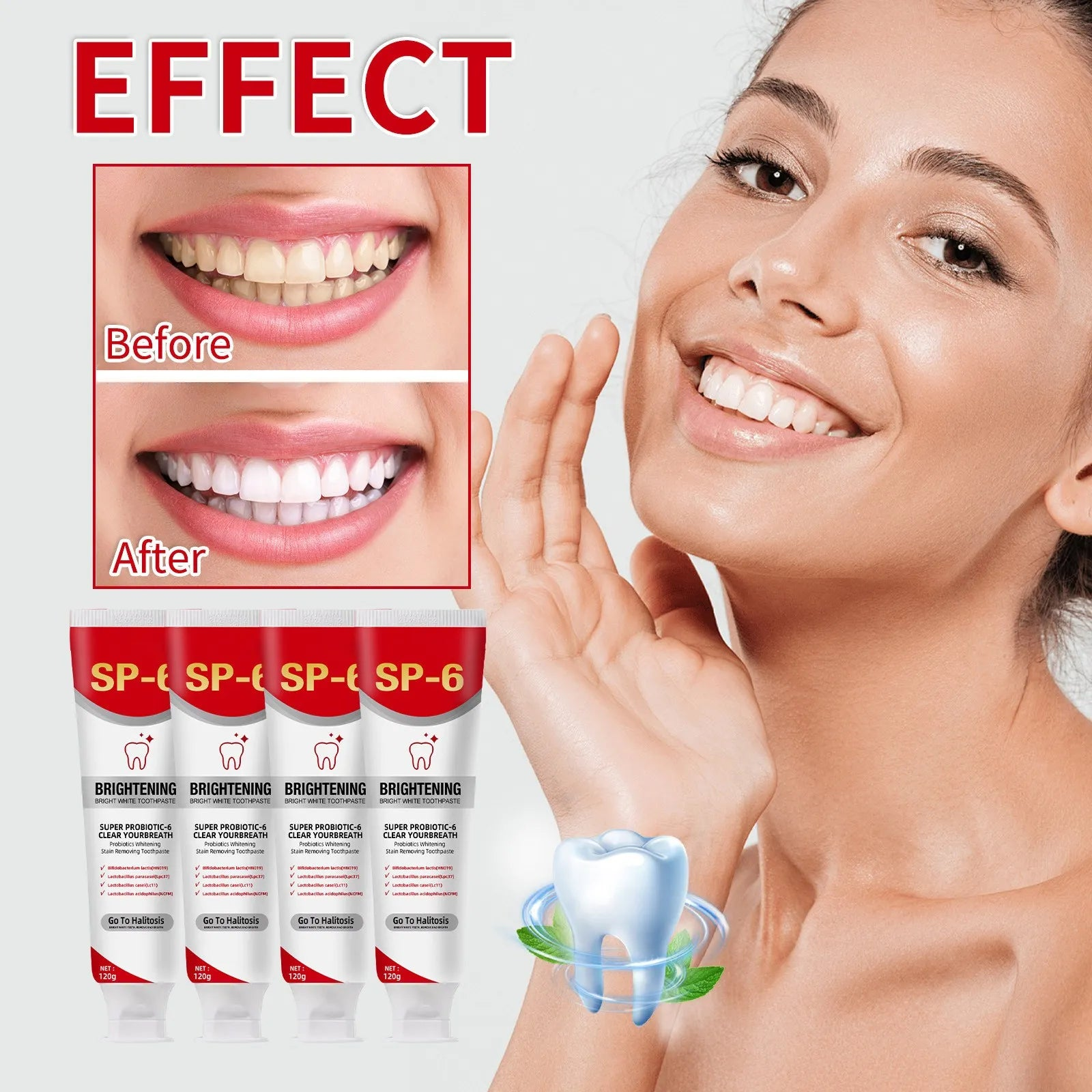 Yayashi SP6 Whitening Toothpaste 120g